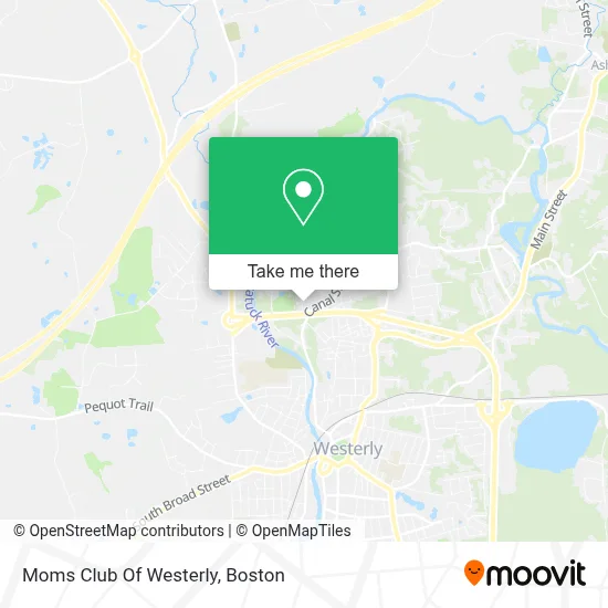Moms Club Of Westerly map