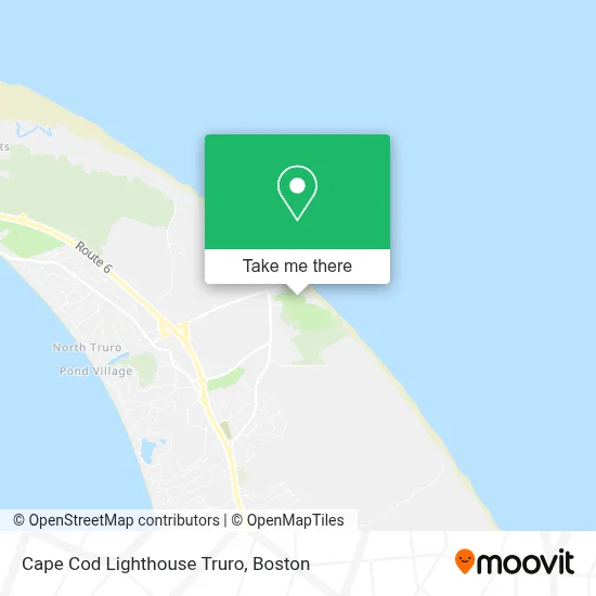 Cape Cod Lighthouse Truro map