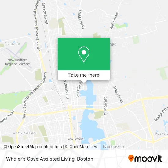 Whaler's Cove Assisted Living map