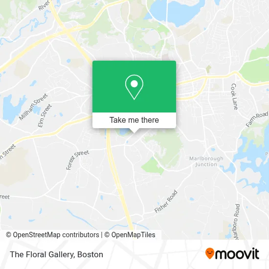 The Floral Gallery map