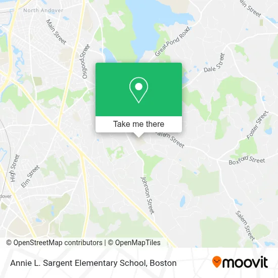 Annie L. Sargent Elementary School map
