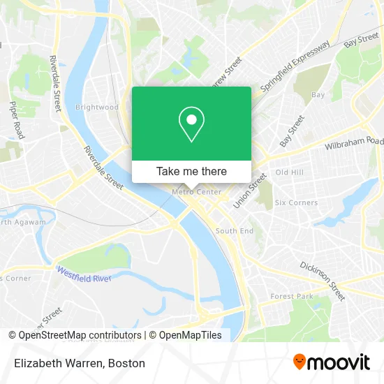 Elizabeth Warren map