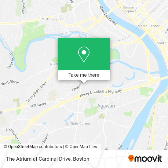 The Atrium at Cardinal Drive map