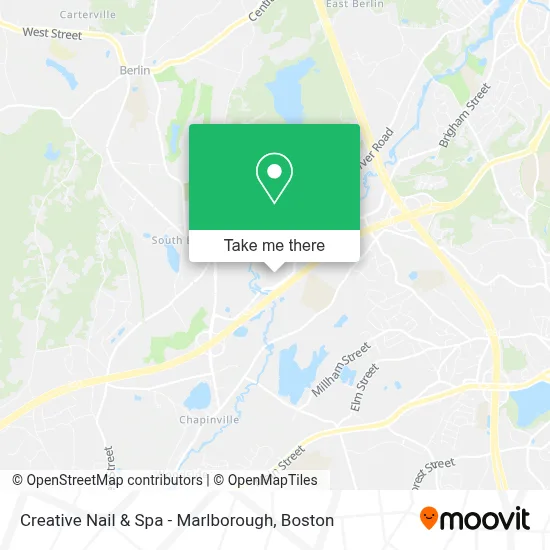 Creative Nail & Spa - Marlborough map