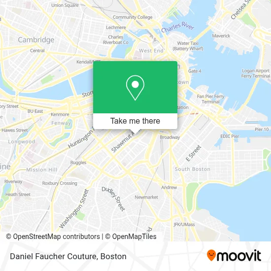 Daniel Faucher Couture map