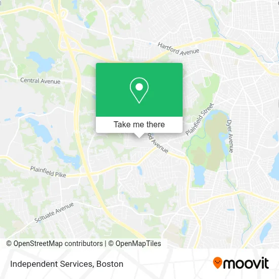 Independent Services map