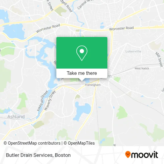 Butler Drain Services map