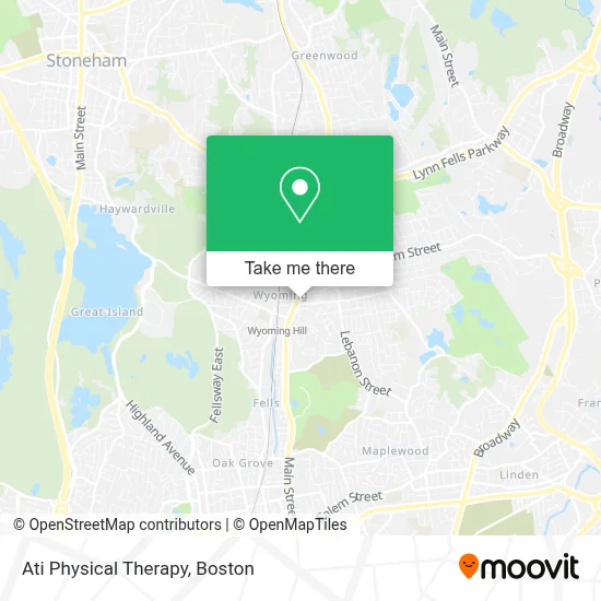 Ati Physical Therapy map