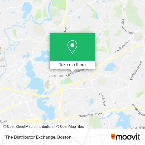 The Distributor Exchange map
