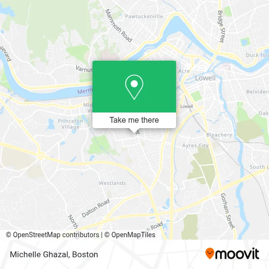Michelle Ghazal map