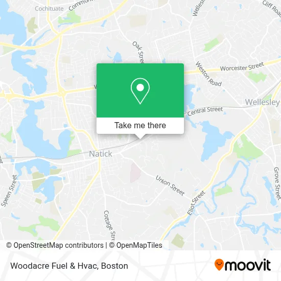 Woodacre Fuel & Hvac map