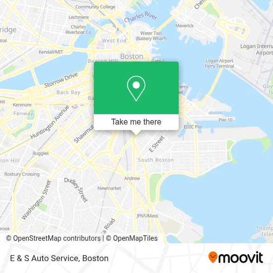 E & S Auto Service map