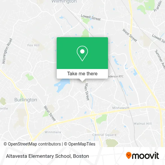 Altavesta Elementary School map