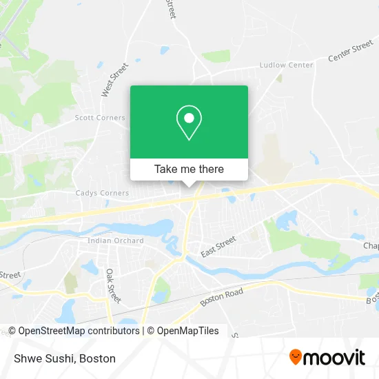Shwe Sushi map
