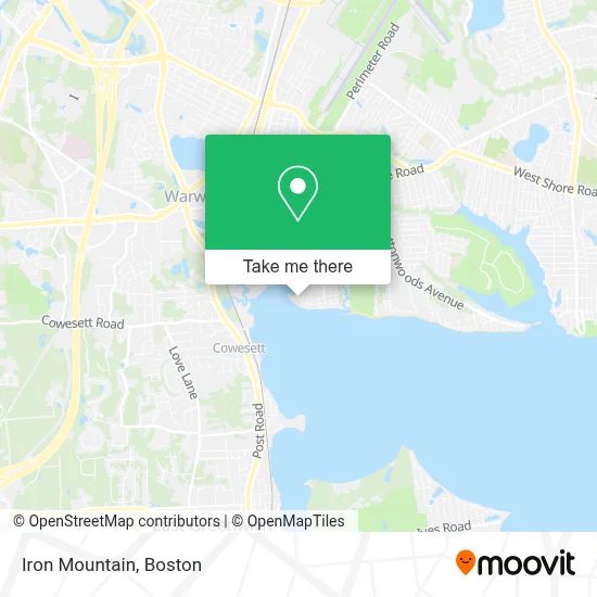 Iron Mountain map