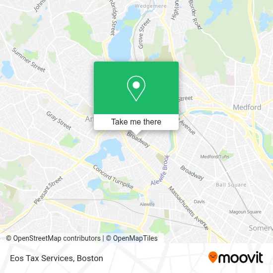 Eos Tax Services map