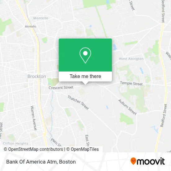 Bank Of America Atm map