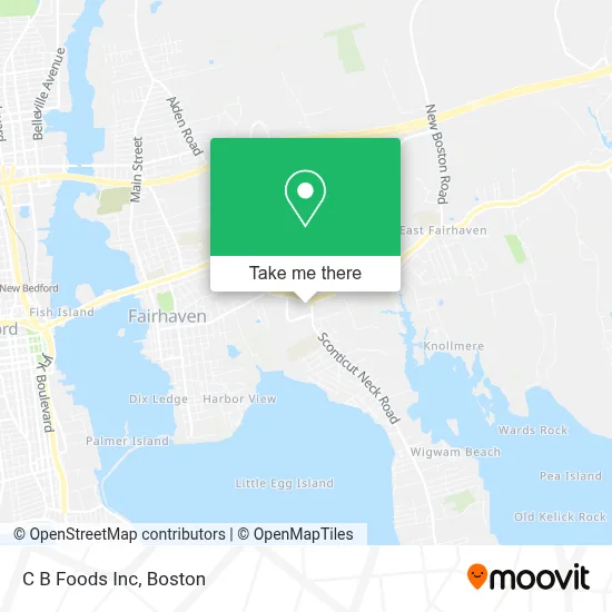 C B Foods Inc map