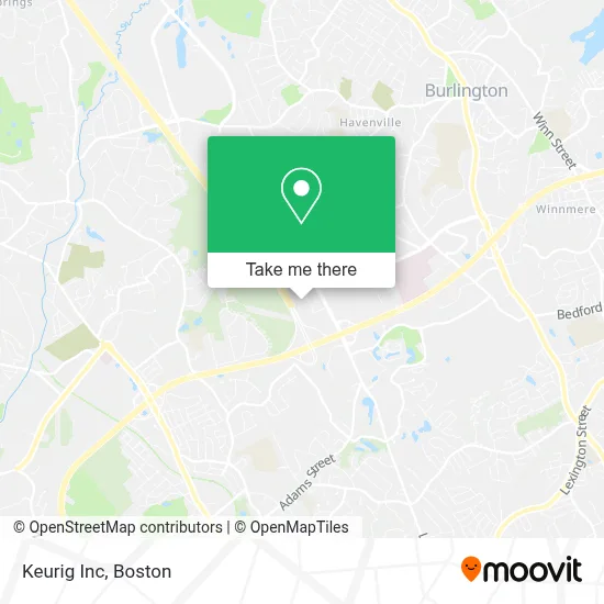 Keurig Inc map