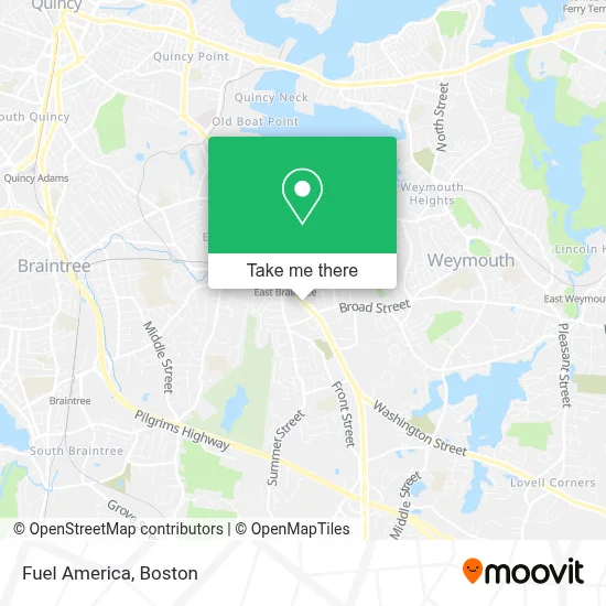 Fuel America map