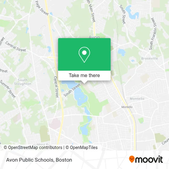 Avon Public Schools map