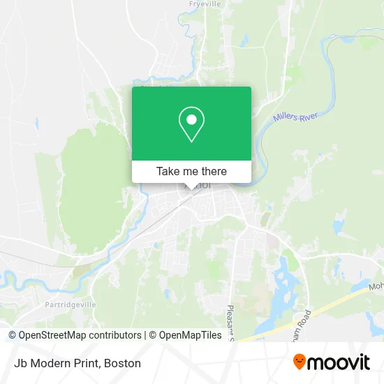 Jb Modern Print map