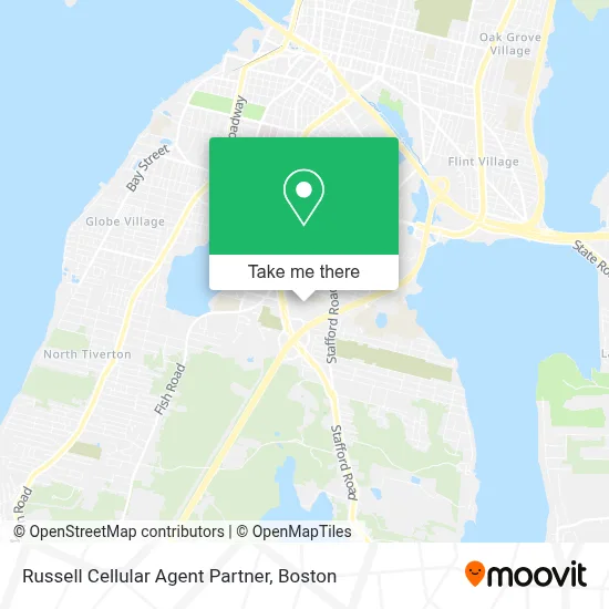 Russell Cellular Agent Partner map