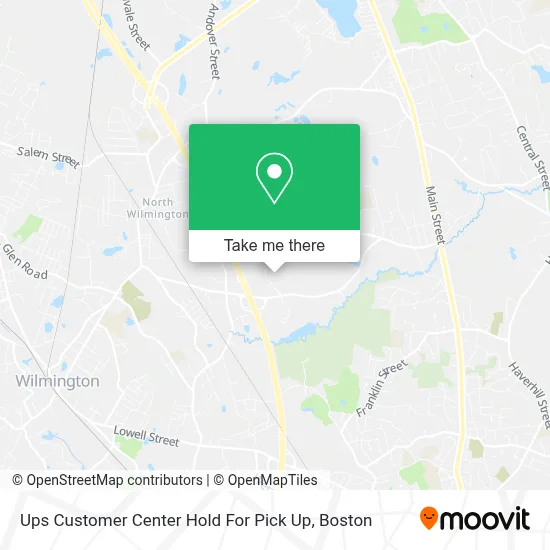 Ups Customer Center Hold For Pick Up map