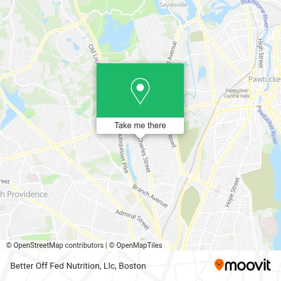 Better Off Fed Nutrition, Llc map