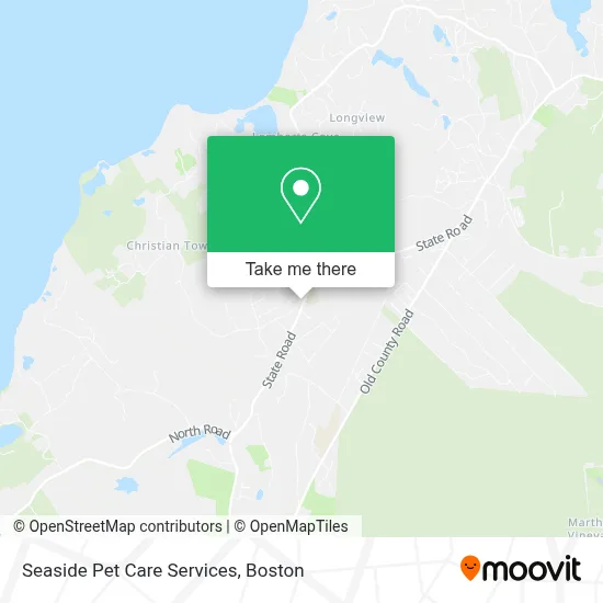 Seaside Pet Care Services map
