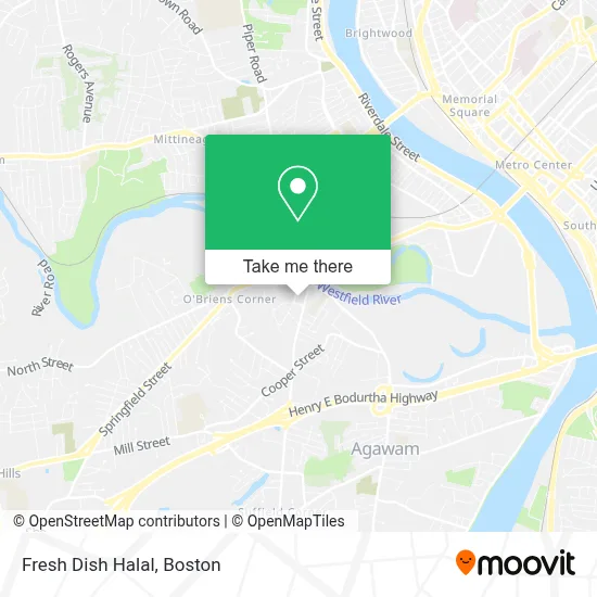 Fresh Dish Halal map