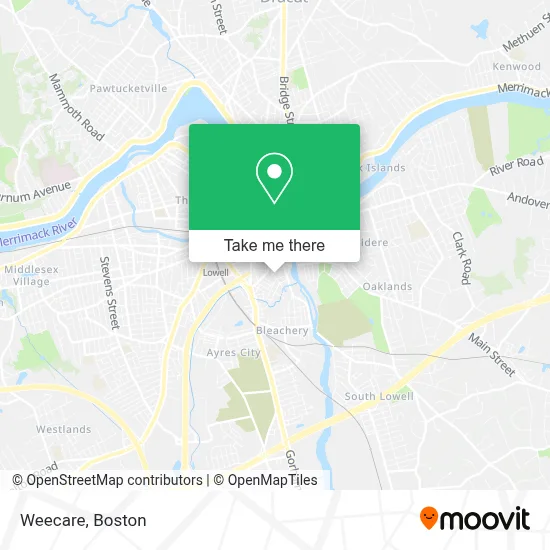 Weecare map
