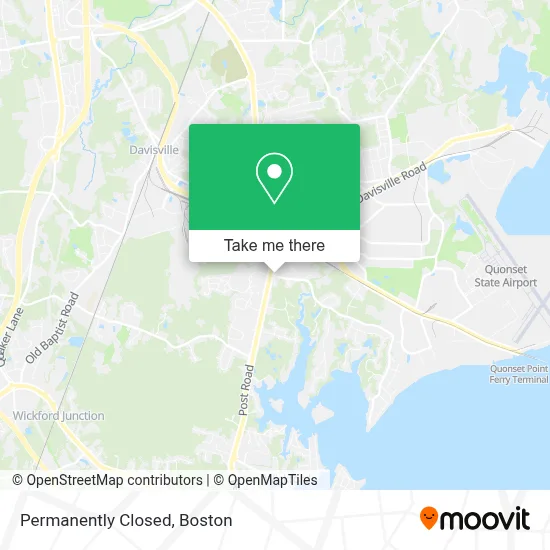 Permanently Closed map
