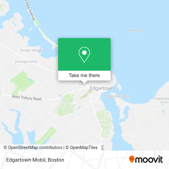Edgartown Mobil map