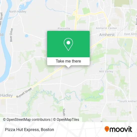 Pizza Hut Express map