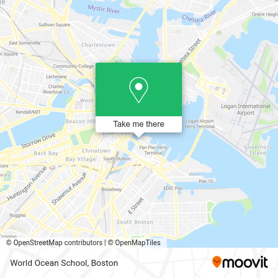 World Ocean School map