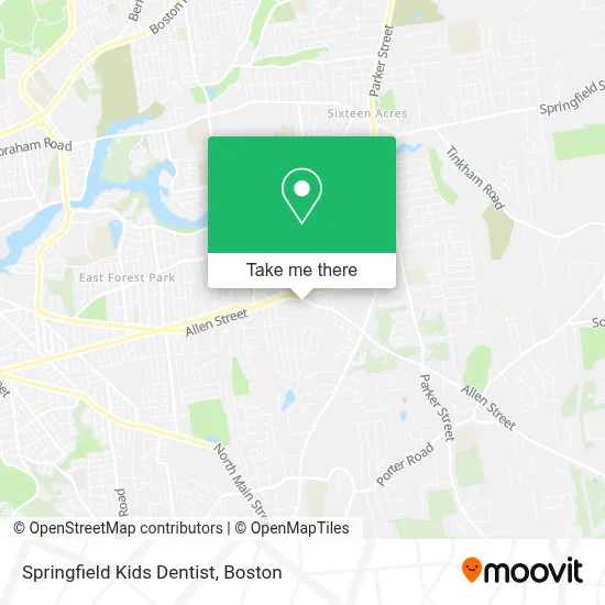 Springfield Kids Dentist map