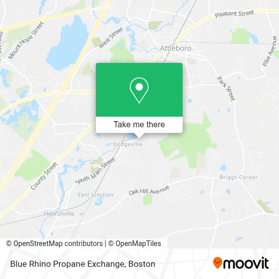 Blue Rhino Propane Exchange map