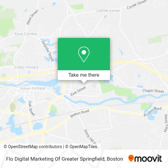 Flo Digital Marketing Of Greater Springfield map