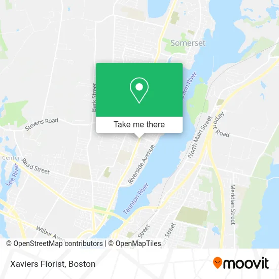 Xaviers Florist map