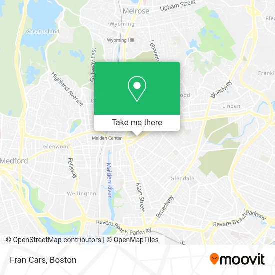 Fran Cars map