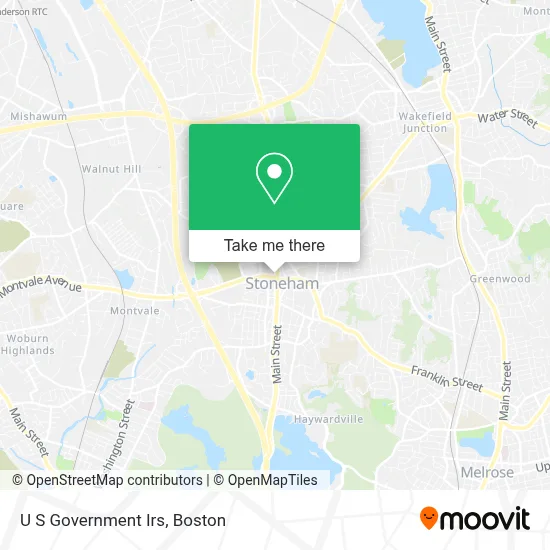 U S Government Irs map