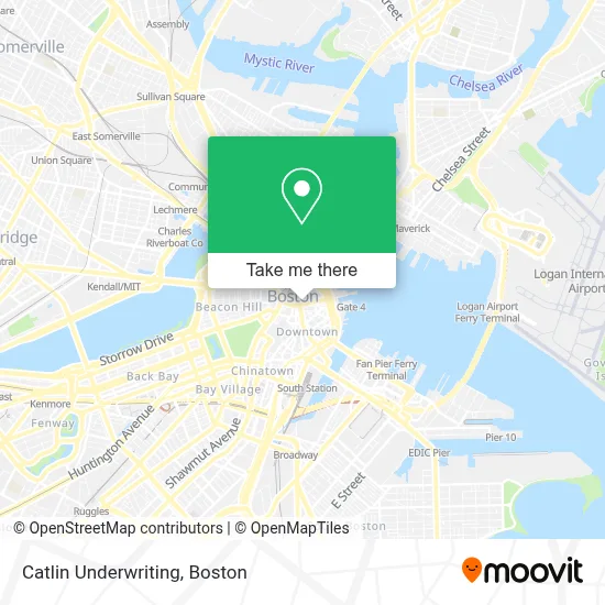 Catlin Underwriting map