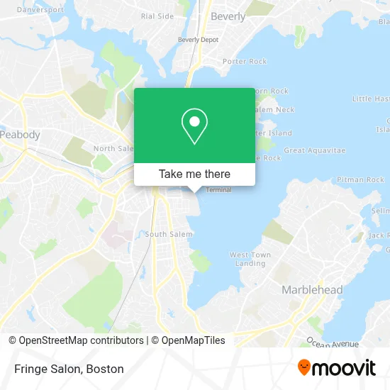 Fringe Salon map