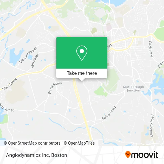 Angiodynamics Inc map
