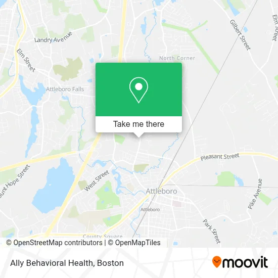 Ally Behavioral Health map