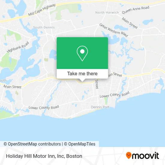 Holiday Hill Motor Inn, Inc map