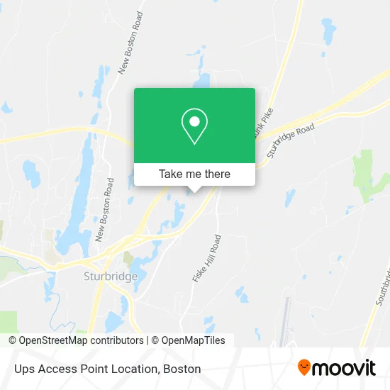 Ups Access Point Location map