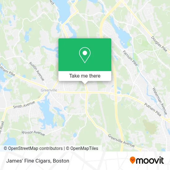 James' Fine Cigars map