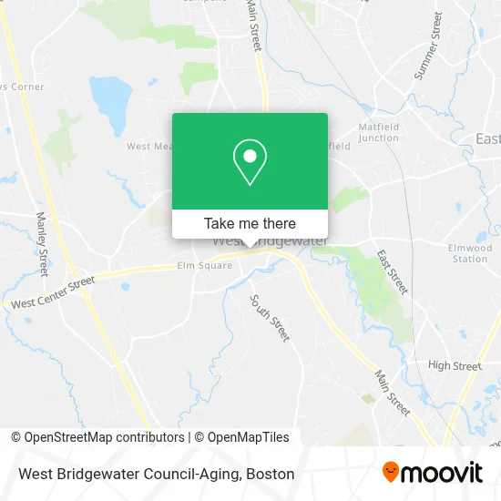 West Bridgewater Council-Aging map